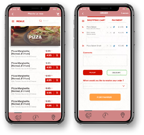 Food & Beverage / Restaurants — Restaurant Ordering & Delivery Mobile Platform